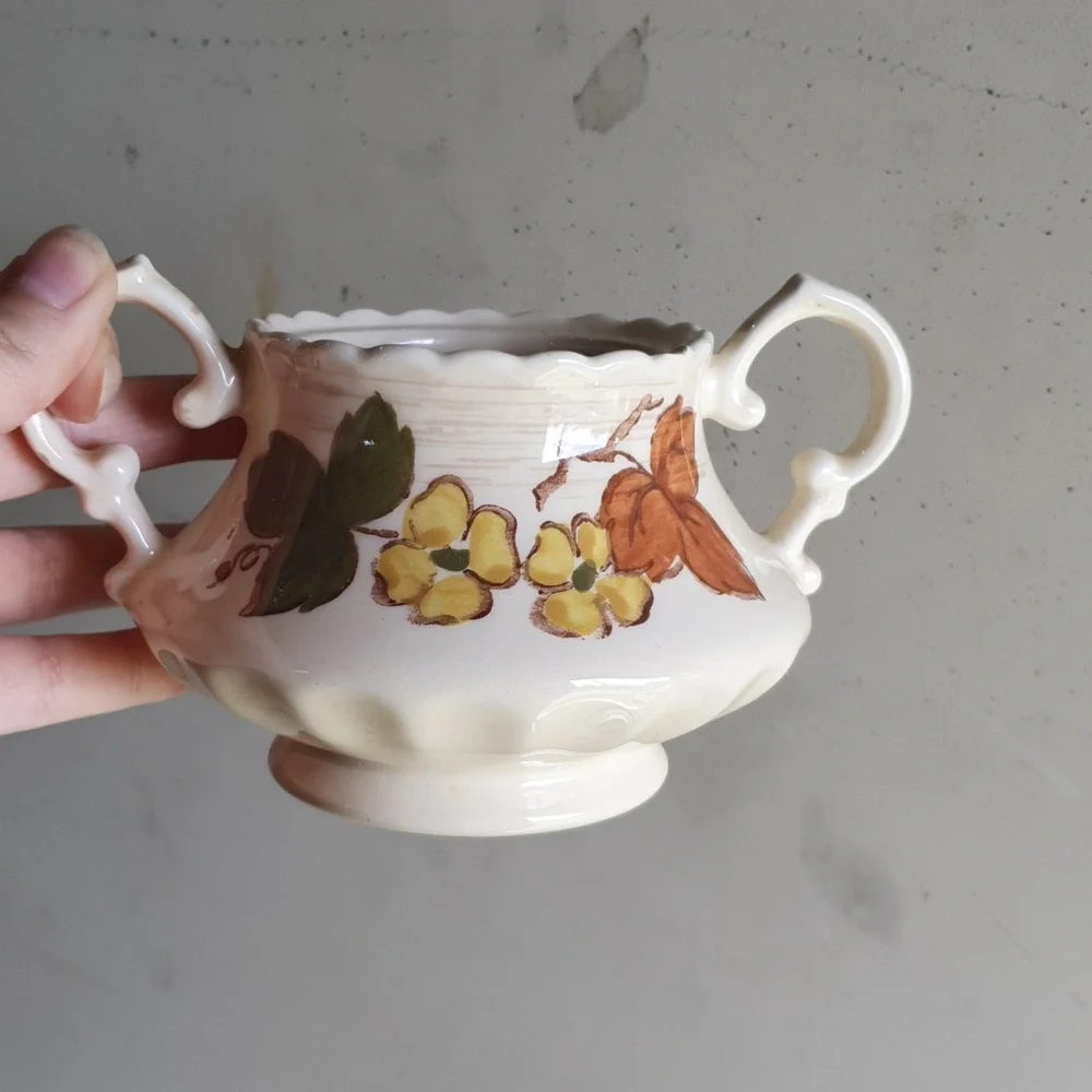 True Vintage 1950s teapot creamer sugar bowl set 1930s 1940s